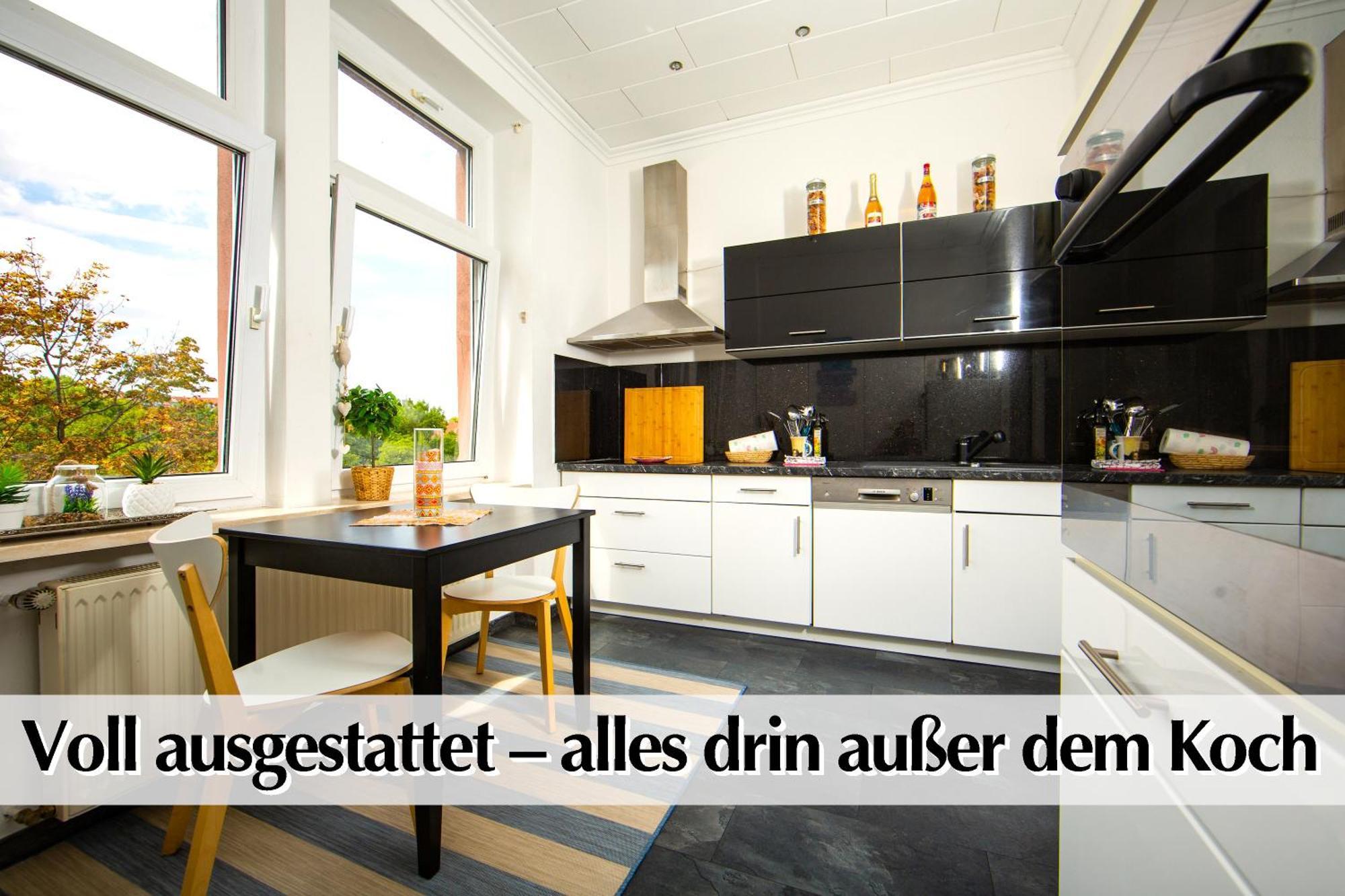 80M2 3R Wohnung Mit Privatem Parkplatz, Kingsize Betten, Smart-Tv, Etc Erfurt Exteriör bild